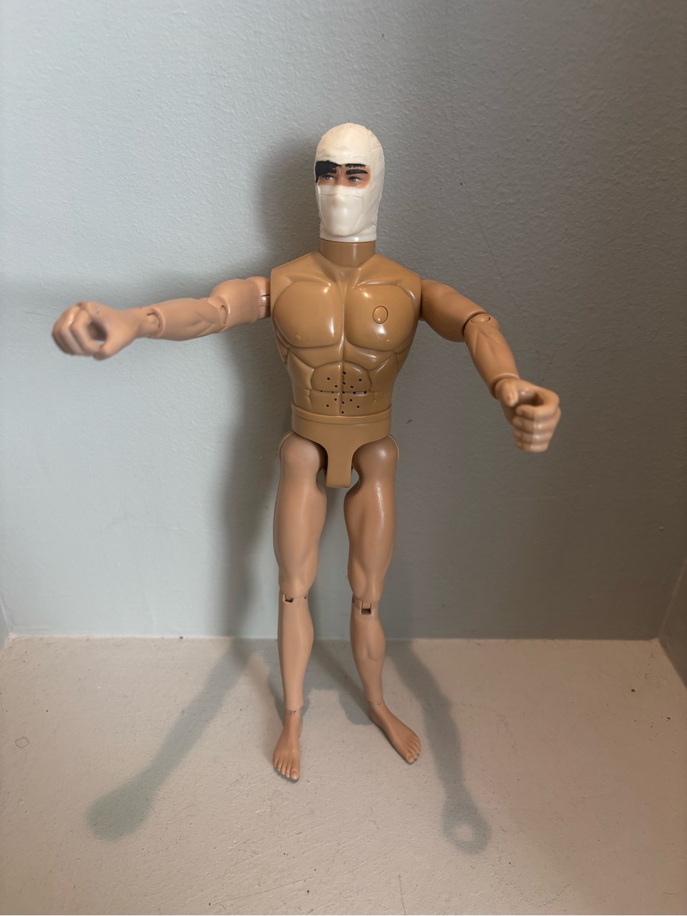 Talking 2008 ninja movable, G.I. Joe action figure hero fight - TESTED working